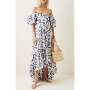 NWT Andres Otalora Raquira Off Shoulder Gown